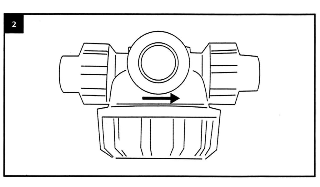 self-cleaning filter head graphic