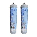 2 Bombole Co2 Monouso 600 Gr. E290 Per Gasatori D’acqua M11x1