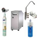 Refrigeratore A Tre Vie Da Sotto Banco Con Filtro Refiner Ag 350, Rubinetto 3 Vie Long Reach E Bombola Co2 Da 425 Gr.