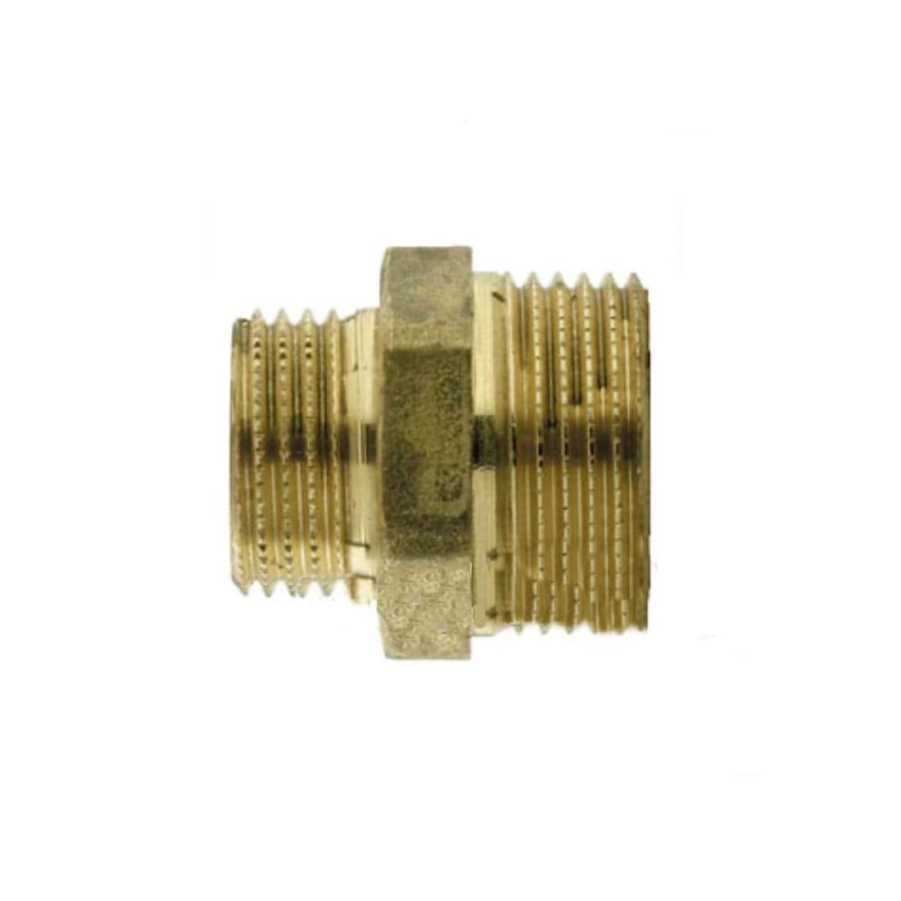 Nipplo Esagonale, 10 Pezzi Raccordo Per Tubi in Ottone 1/4 BSP a 1/4