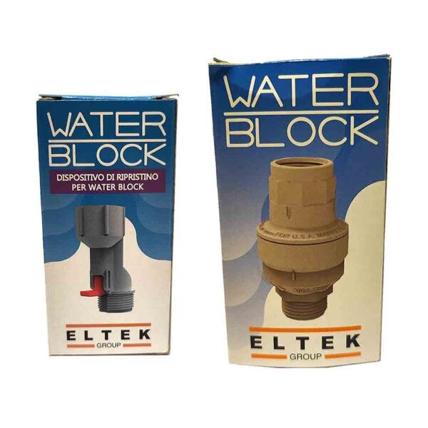 Confezione Valvola Water Block Con Azzeratore Instantaneo