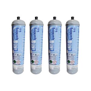 Confezione Da 4 Bombole Co2 Monouso Da 600 Gr.