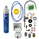 Kit Edenya Carbon Filter Ag Medium Con Testata E Rubinetto Per Acqua Domestica