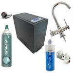 Refrigeratore con sistema di filtrazione bombola co2 1kg e rubinetto 5 vie