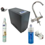 Refrigeratore con sistema di filtrazione bombola co2 425gr e rubinetto 5 vie