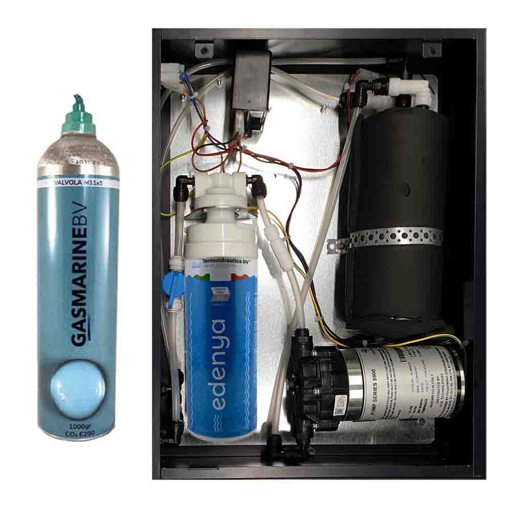 Microbox microfiltration with 6W UV system and litre-counter