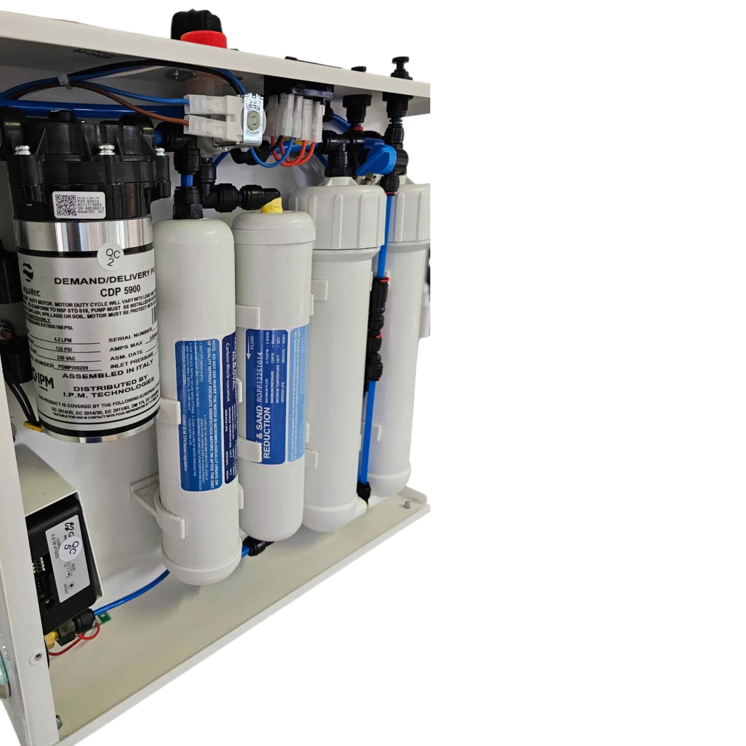 PureWater New 1 way reverse osmosis with 180 GPD membranes