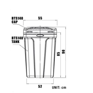 Dimensioni Tino Sale Bts 140 Lt