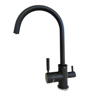 Tap mixer 5 way model Mary Black Opaque for water treatment plants