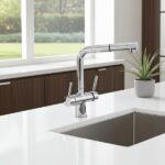 rubinetto 3 vie in cucina