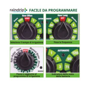 Quadranti programmatore raindrip