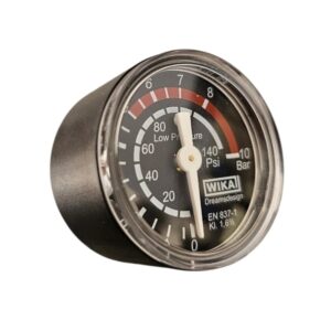 Replacement pressure gauge for CO2 pressure reducer