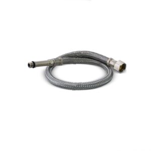 3, 4-way water purifier mix faucets replacement flexibles with sleeve extension 10x1 M. - 3/8" F.